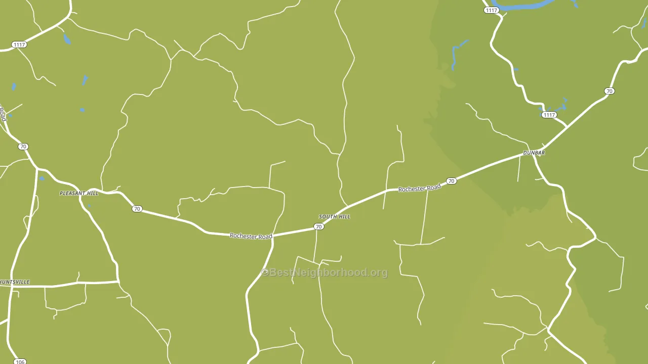 South Hill, KY block-group voter-turnout map