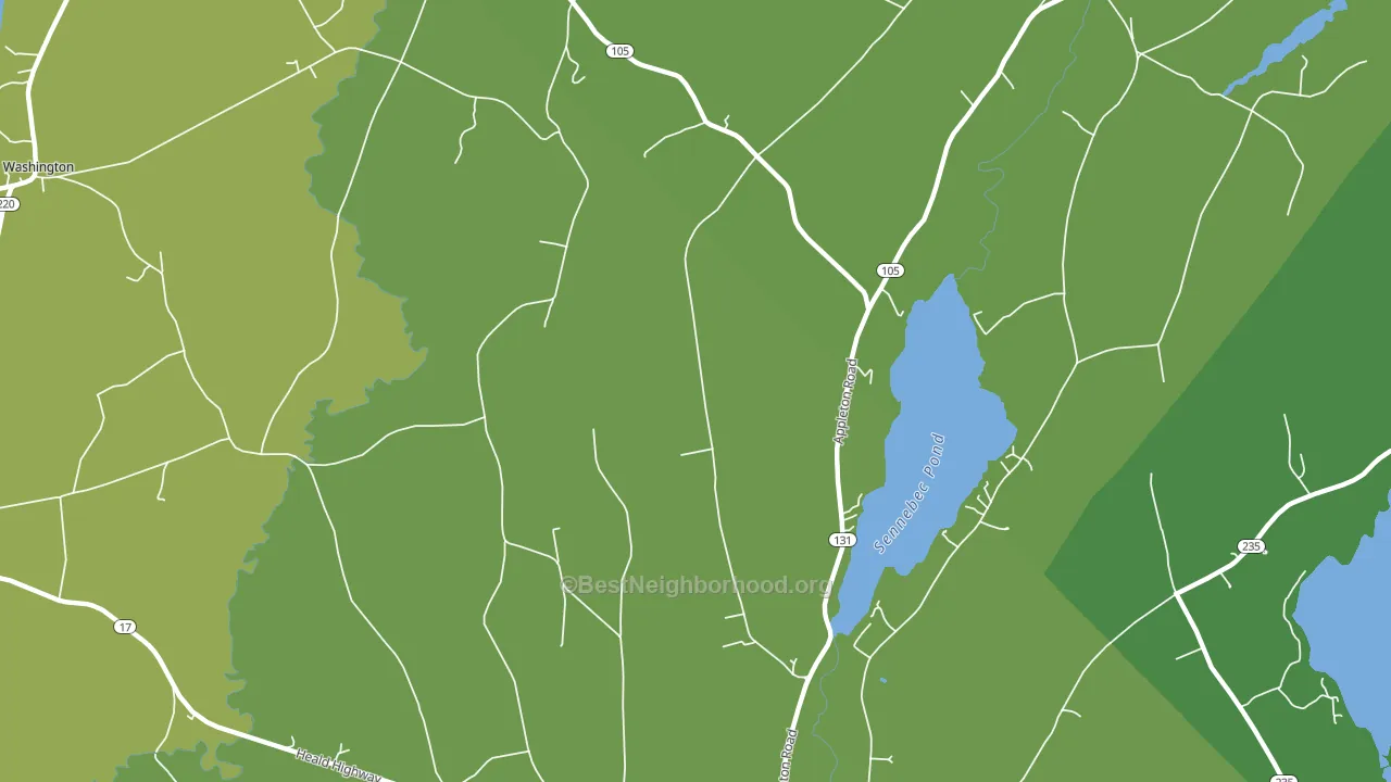 South Hope, ME block-group voter-turnout map