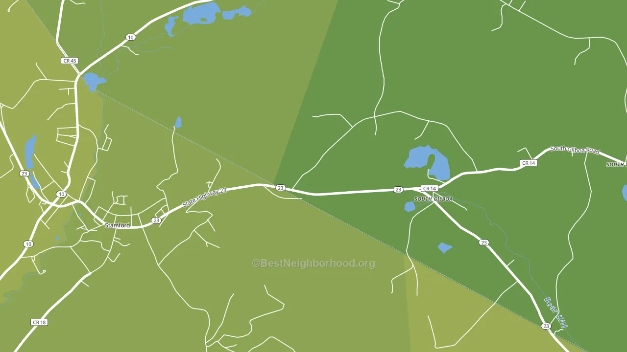 South Jefferson, NY block-group voter-turnout map