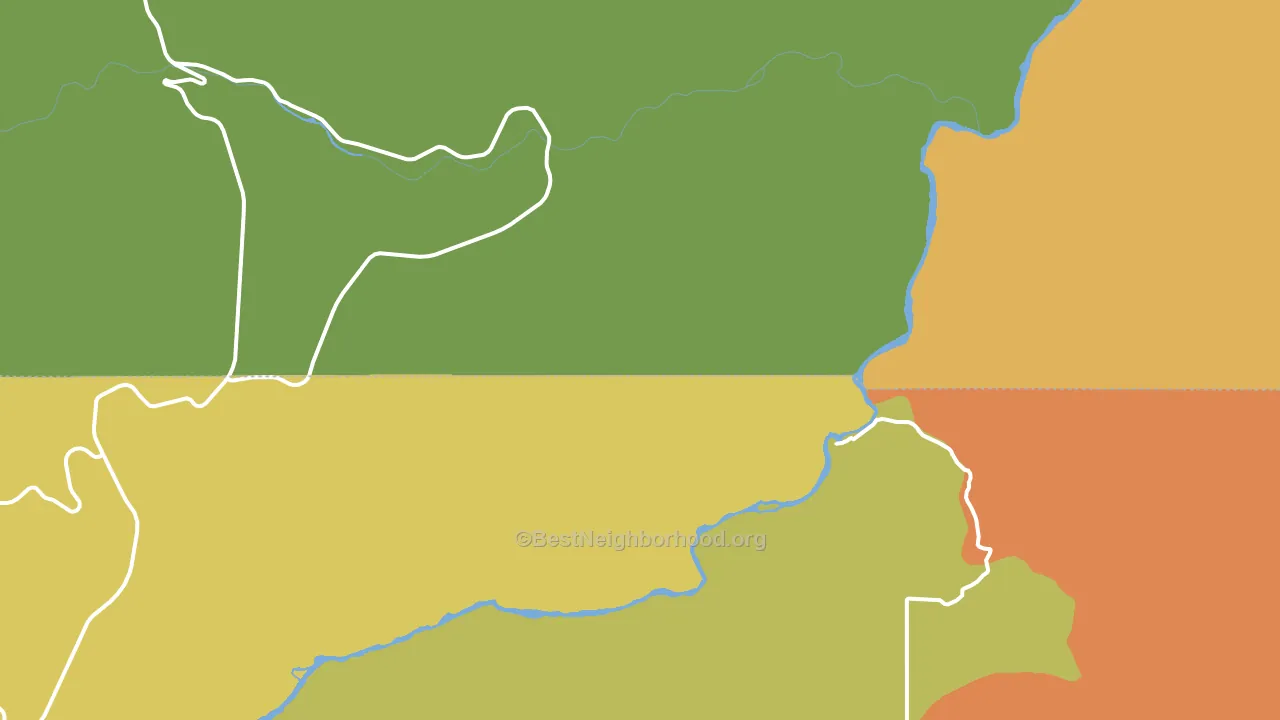 South Junction, OR block-group voter-turnout map