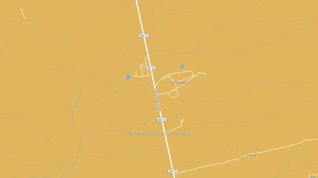 South Komelik, AZ block-group voter-turnout map