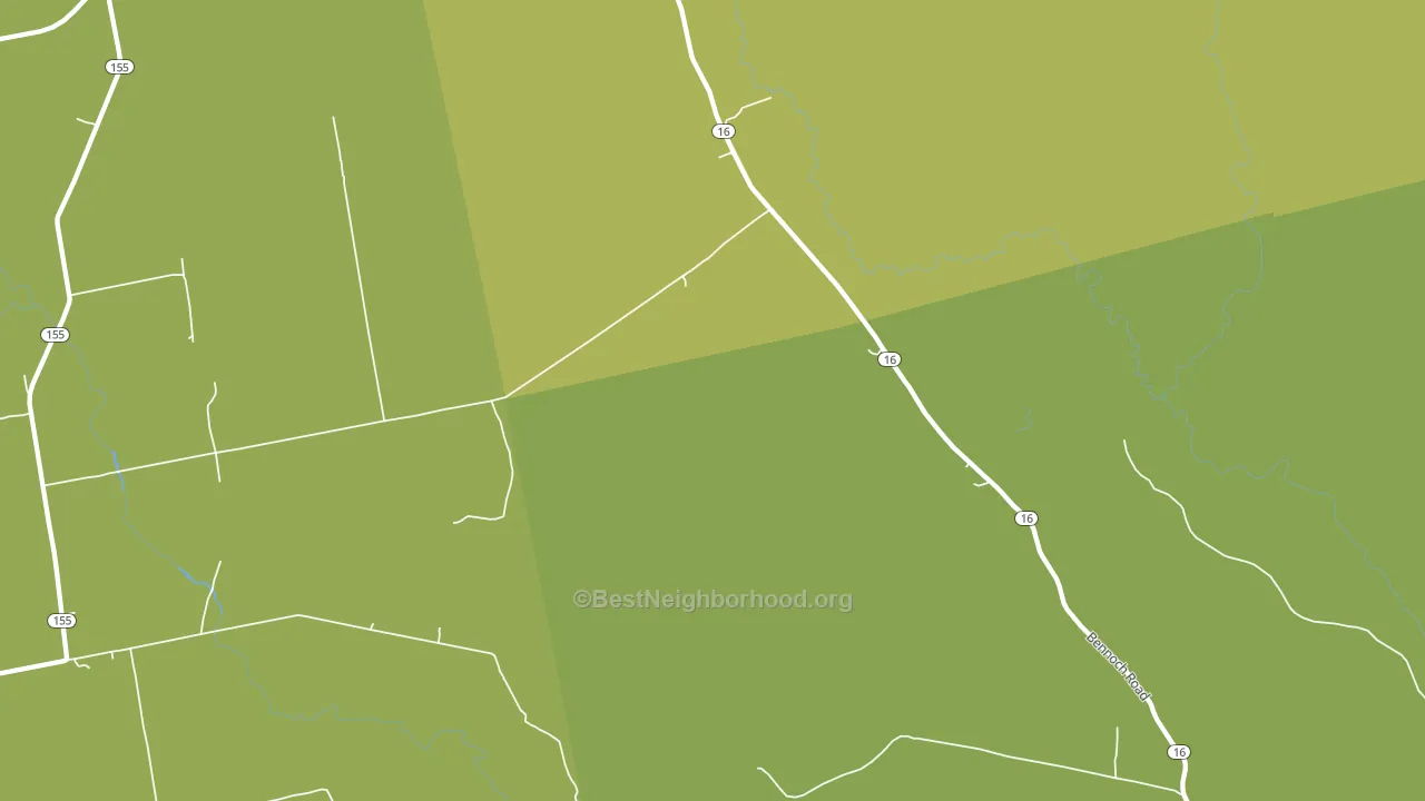 South Lagrange, ME block-group voter-turnout map