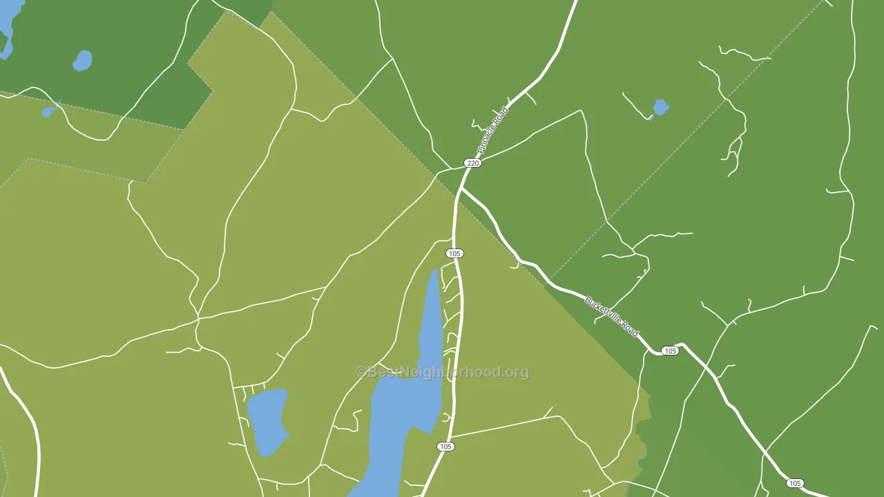 South Liberty, ME block-group voter-turnout map
