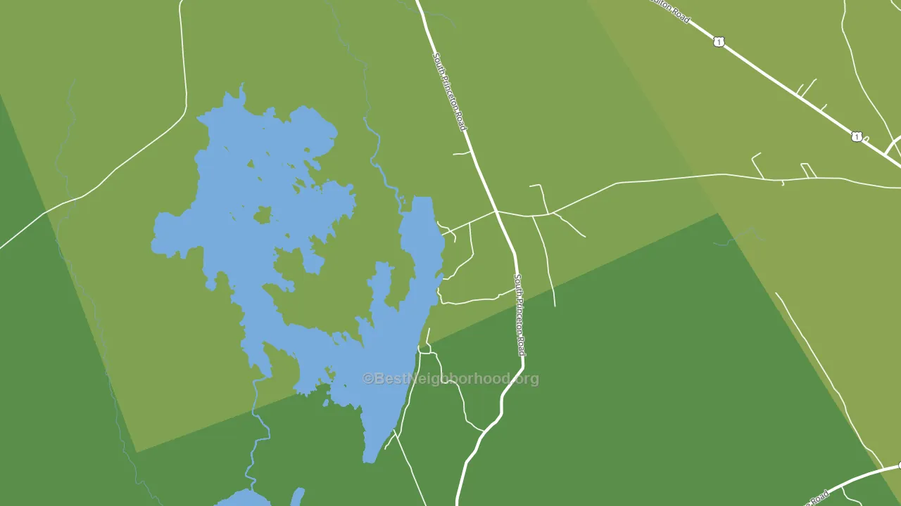 South Princeton, ME block-group voter-turnout map