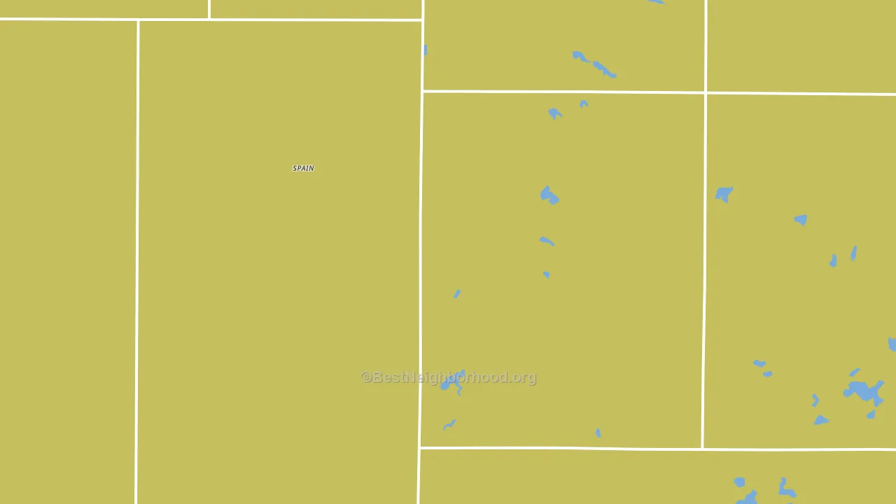 Spain, SD block-group voter-turnout map