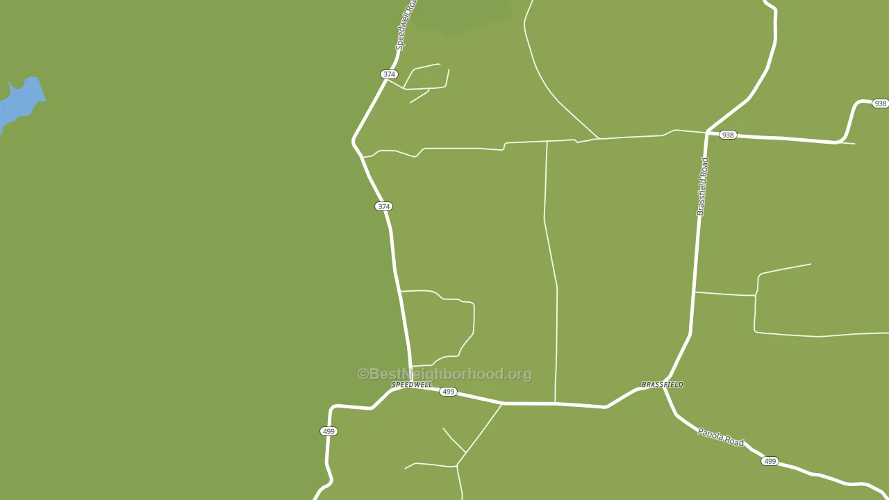 Speedwell, KY block-group voter-turnout map