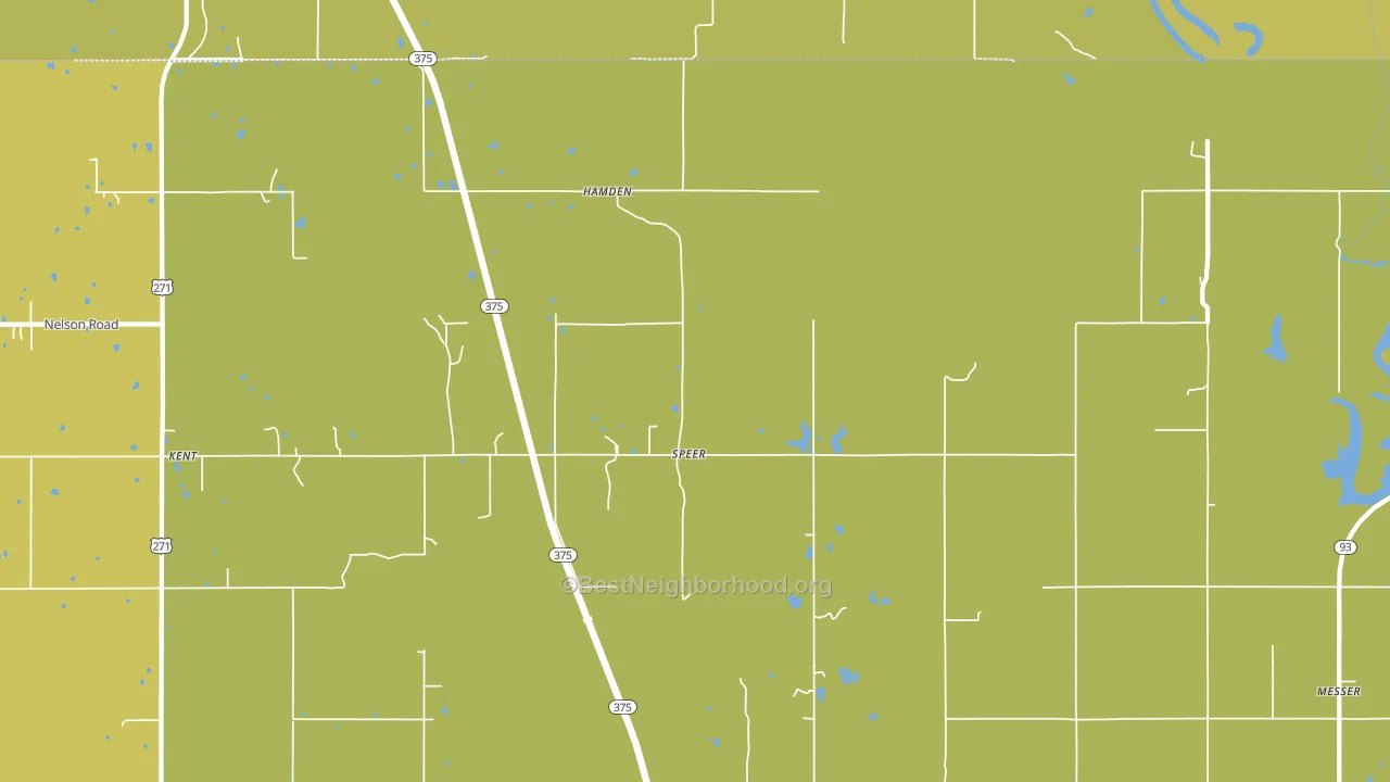 Speer, OK block-group voter-turnout map