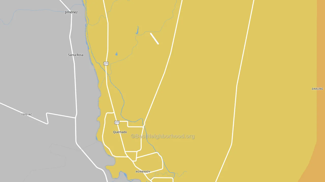 Spofford, TX block-group voter-turnout map