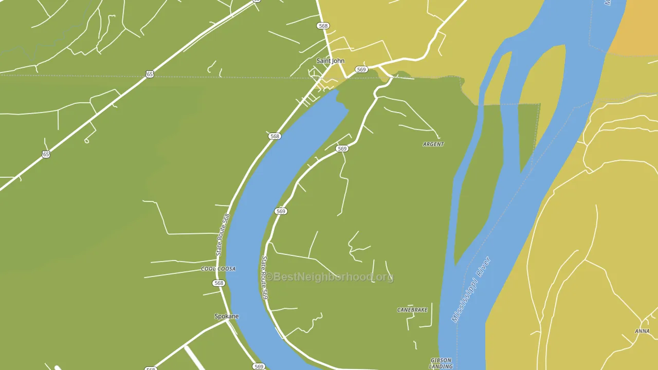 Spokane, LA block-group voter-turnout map