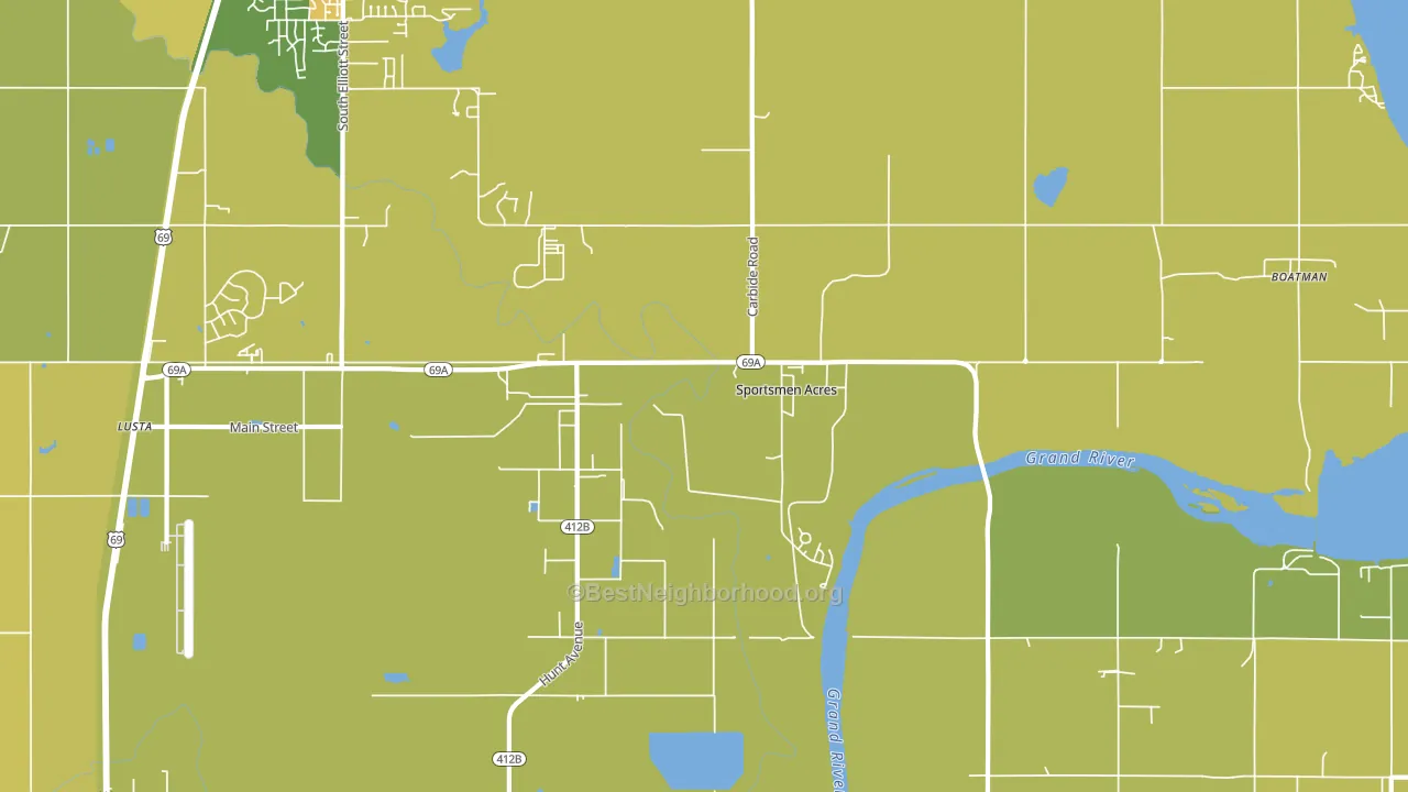 Sportsmen Acres, OK block-group voter-turnout map