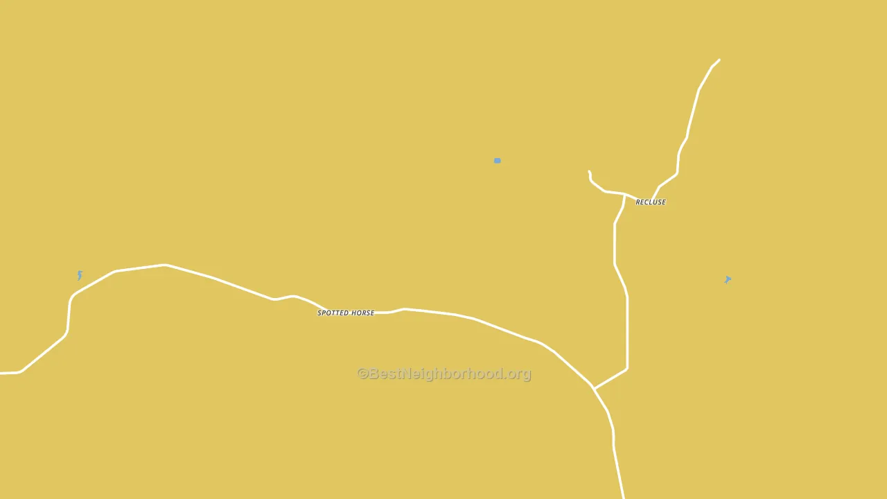 Spotted Horse, WY block-group voter-turnout map