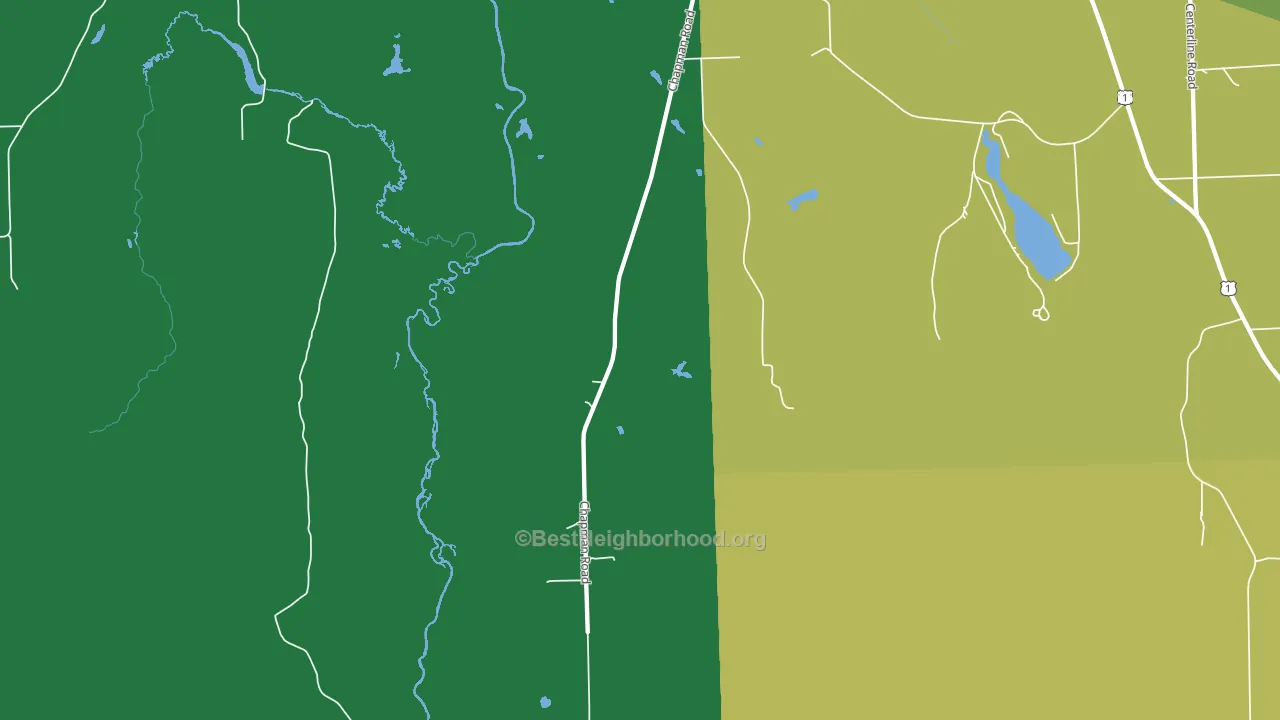 Spragueville, ME block-group voter-turnout map
