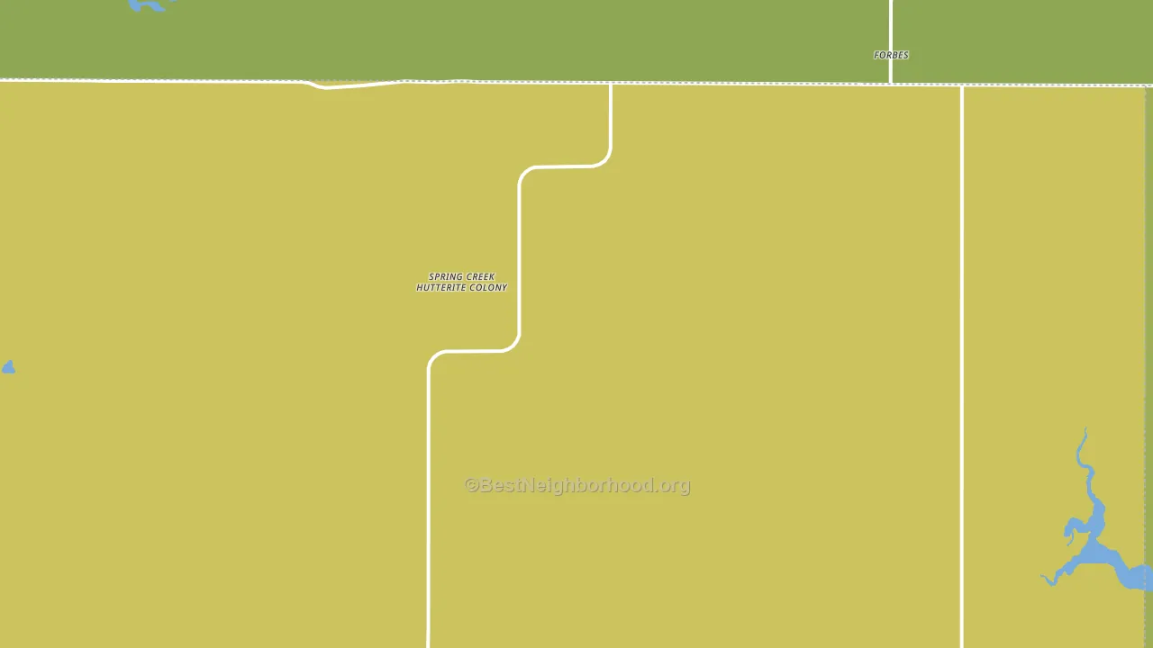 Spring Creek Colony, SD block-group voter-turnout map