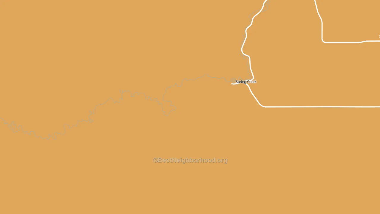 Spring Creek, SD block-group voter-turnout map
