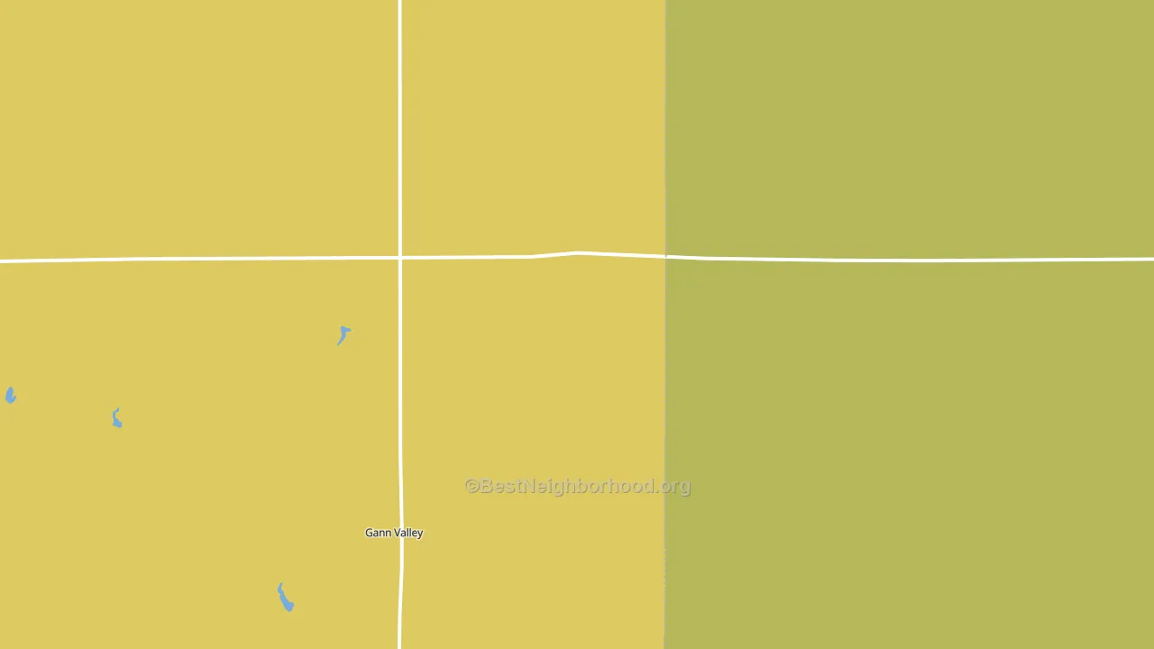 Spring Valley Colony, SD block-group voter-turnout map