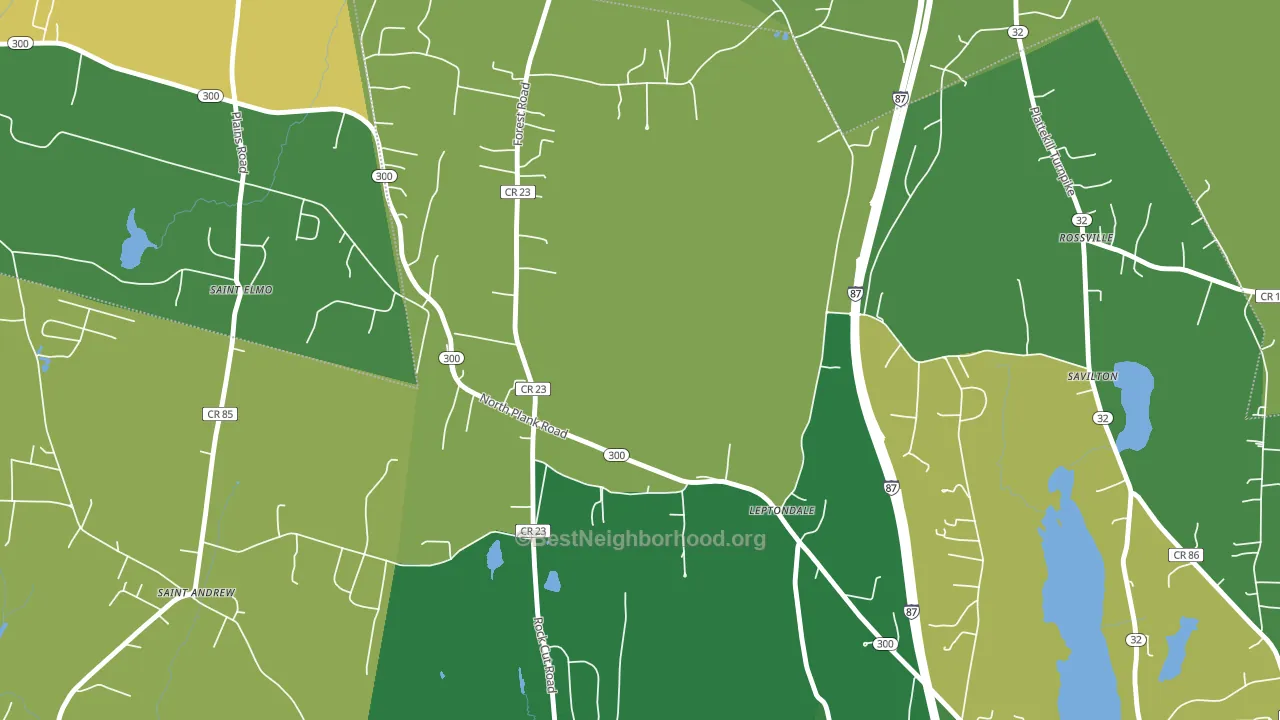 St. Andrew, NY block-group voter-turnout map