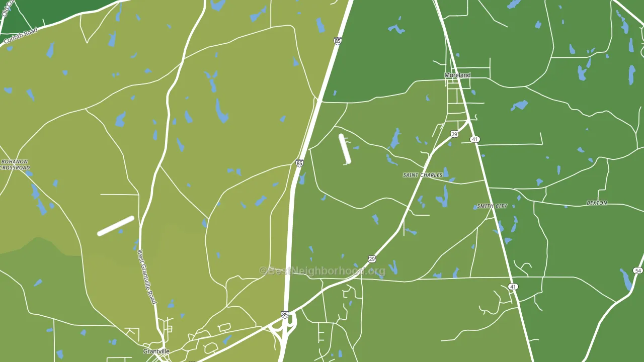 St. Charles, GA block-group voter-turnout map