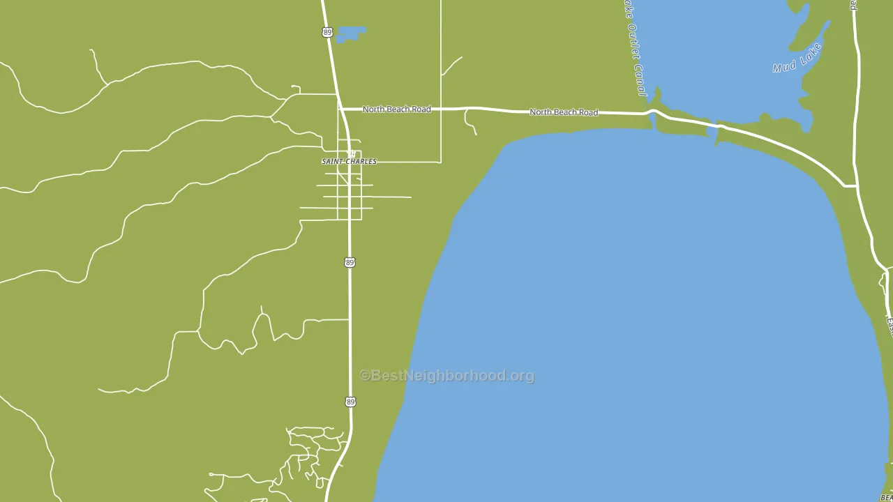 St. Charles, ID block-group voter-turnout map