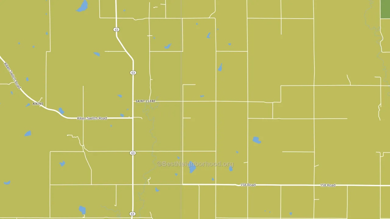 St. Clere, KS block-group voter-turnout map