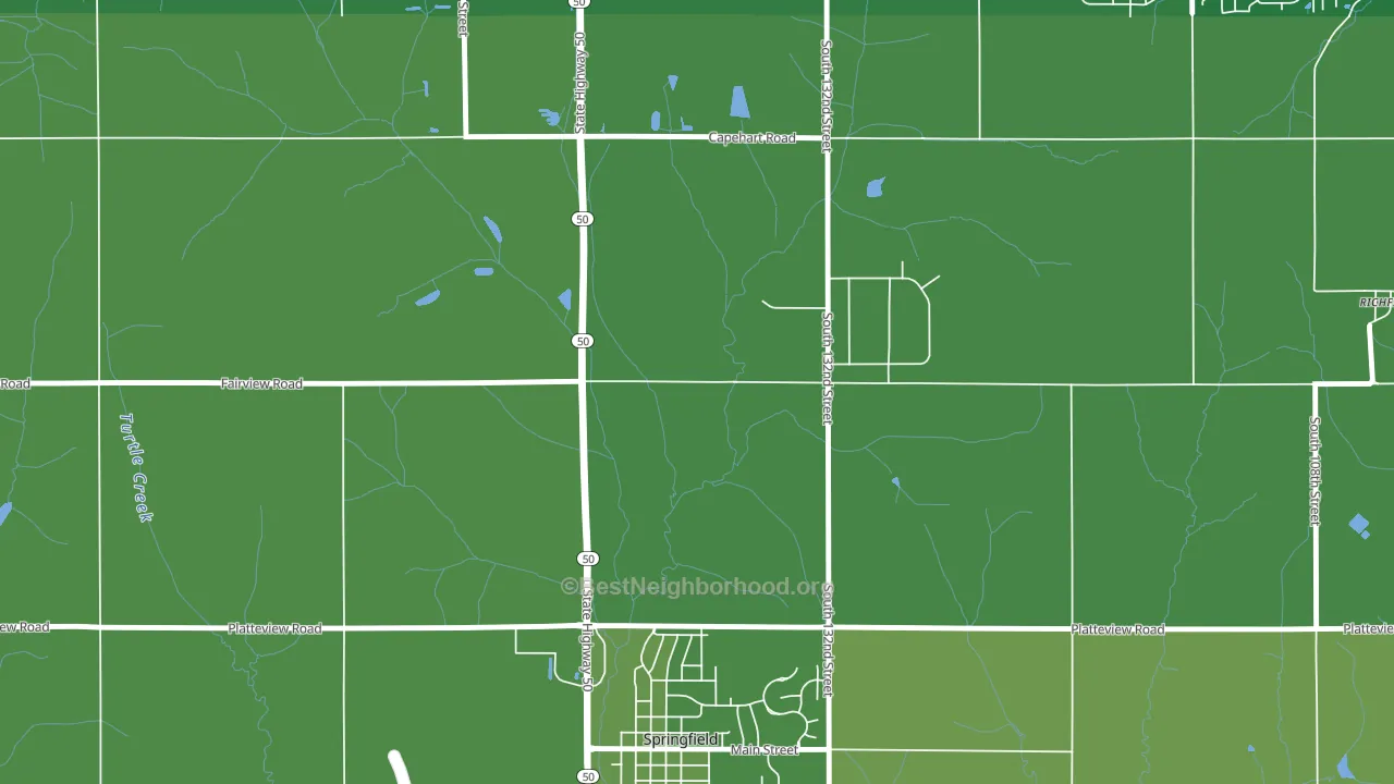St. Columbans, NE block-group voter-turnout map