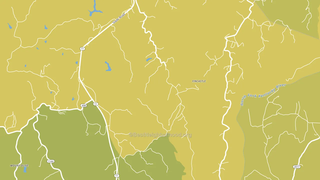 St. Helens, KY block-group voter-turnout map