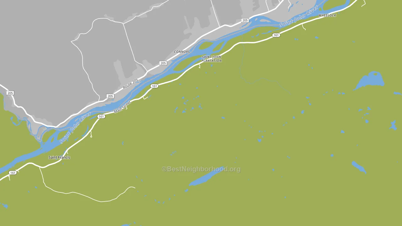 St. John, ME block-group voter-turnout map