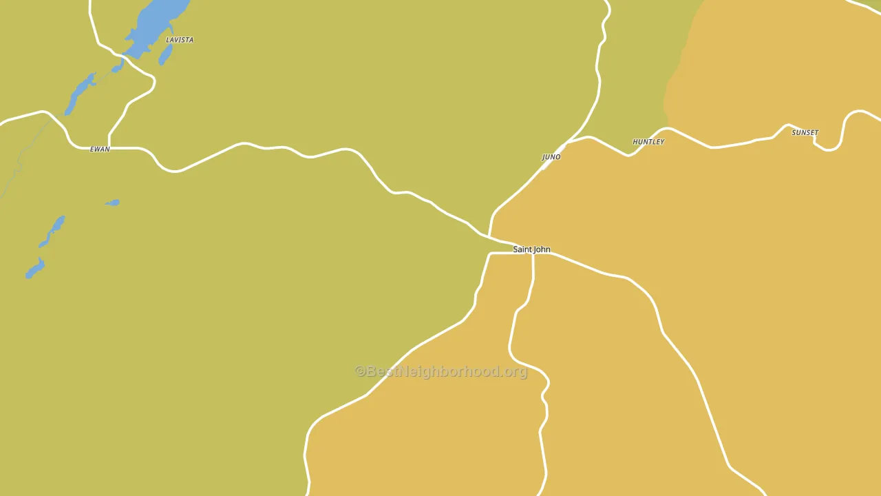 St. John, WA block-group voter-turnout map