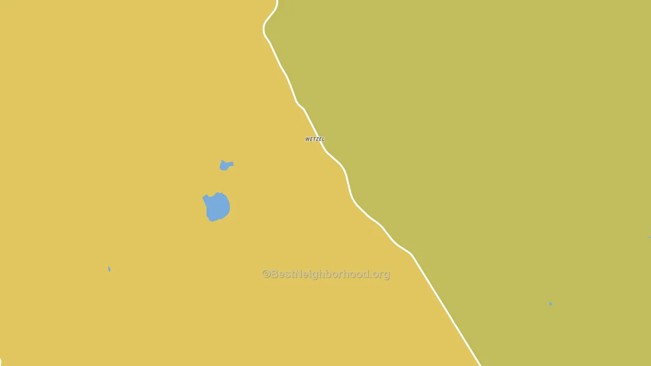St. Mary, MT block-group voter-turnout map