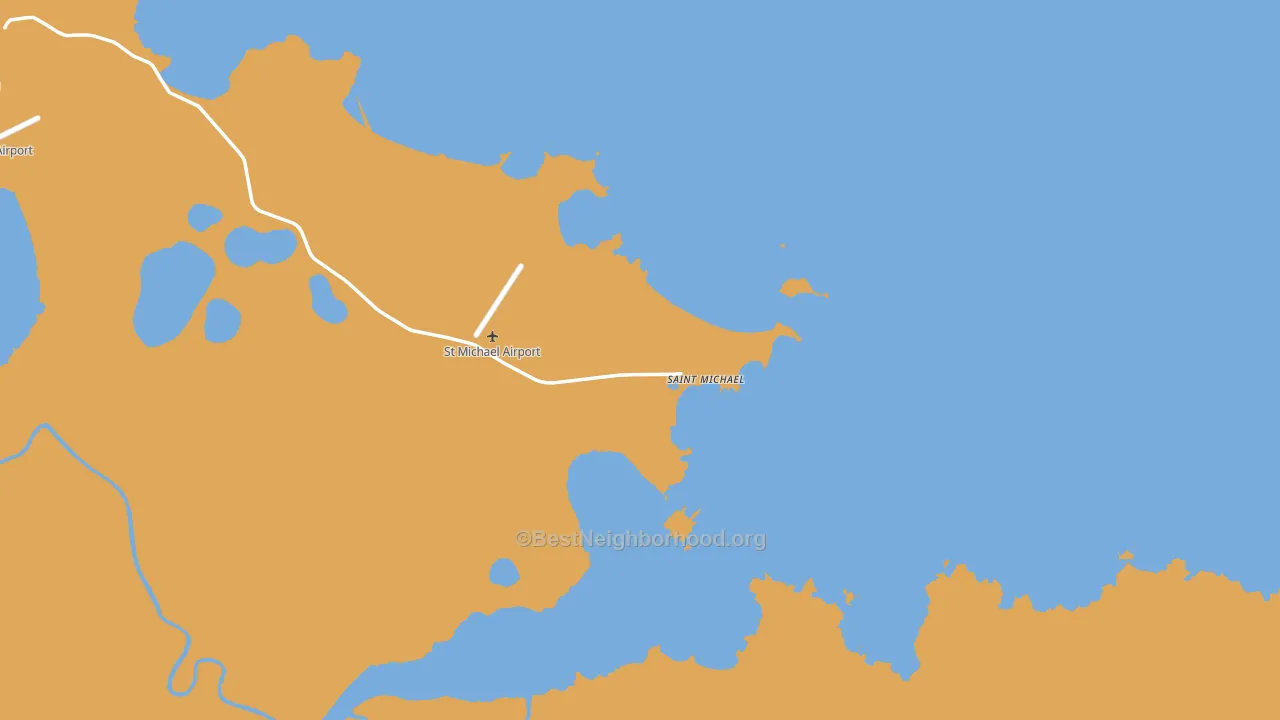 St. Michael, AK block-group voter-turnout map