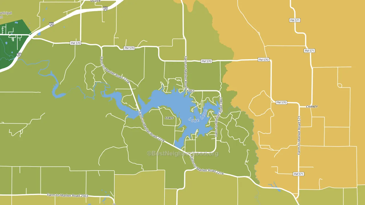 Staff, TX block-group voter-turnout map