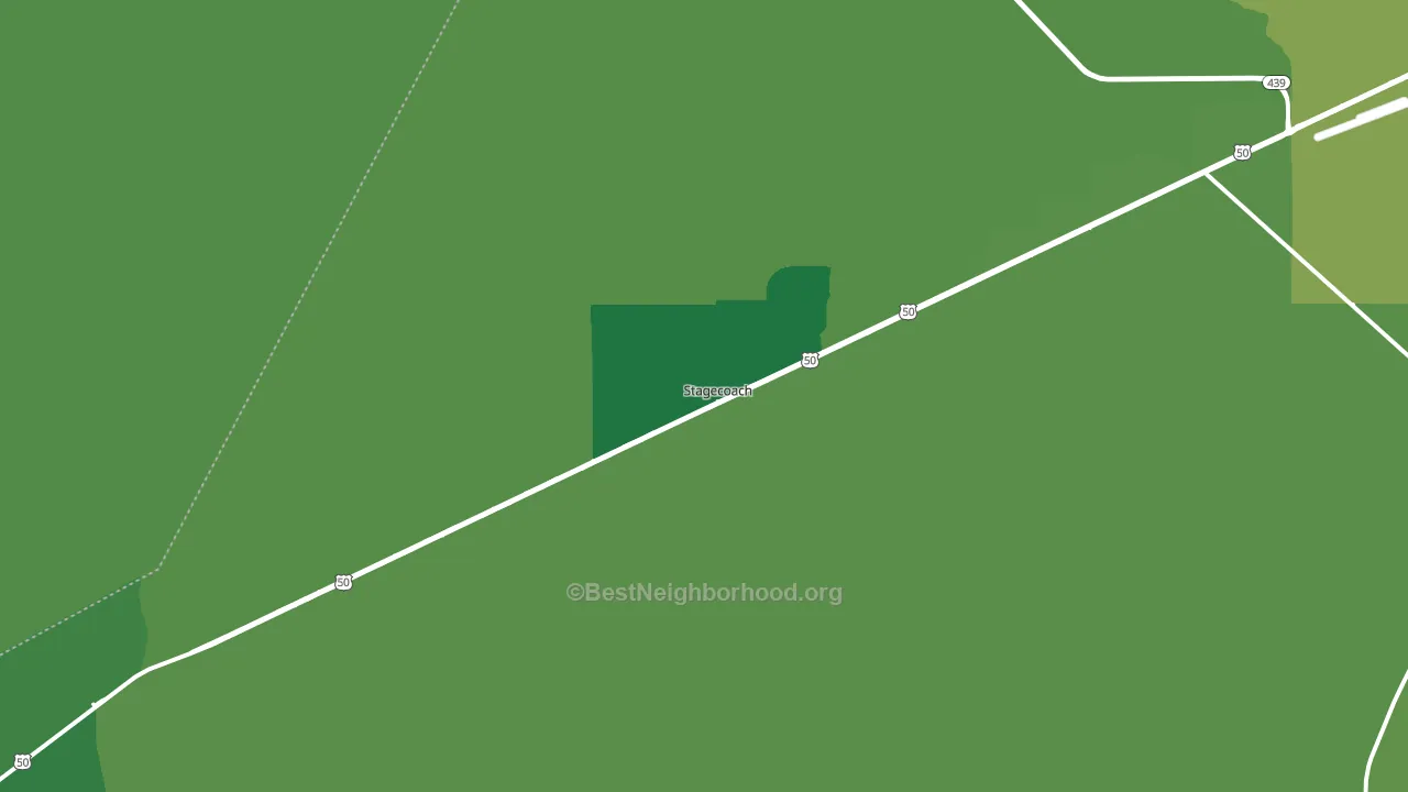 Stagecoach, NV block-group voter-turnout map