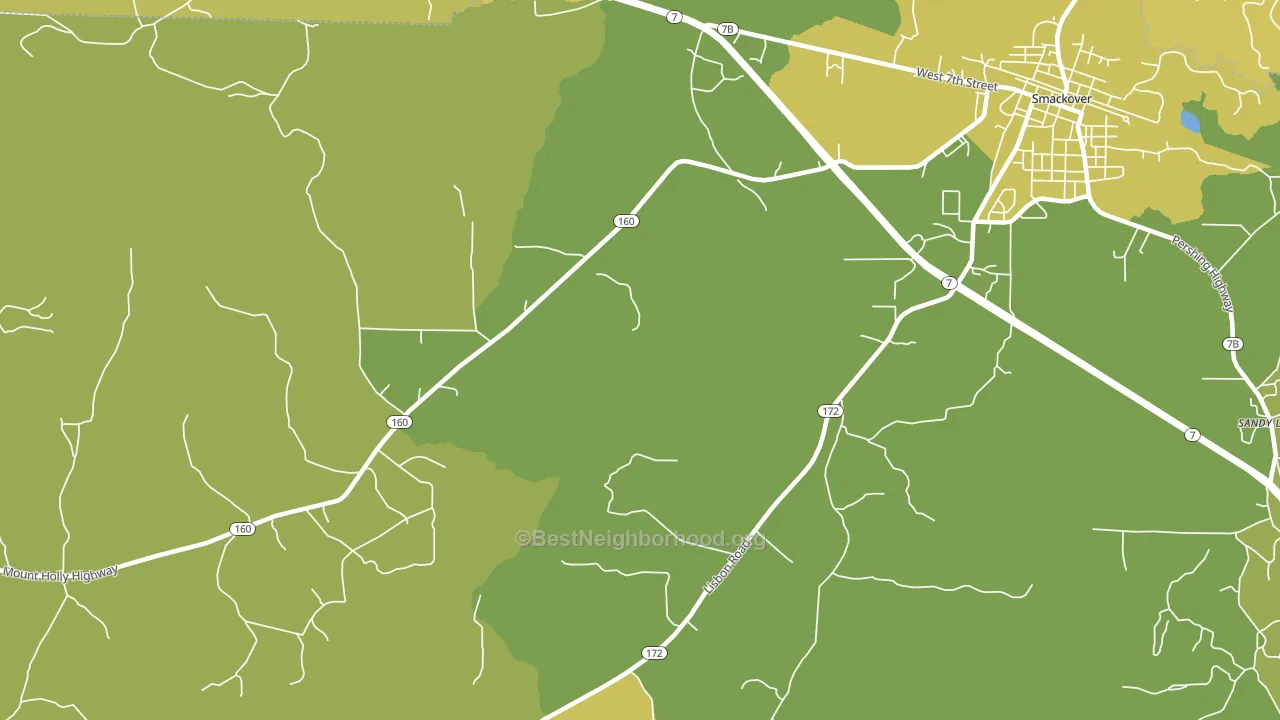 Standard Umpstead, AR block-group voter-turnout map
