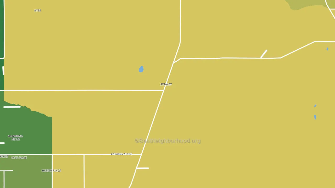 Stanley, NM block-group voter-turnout map