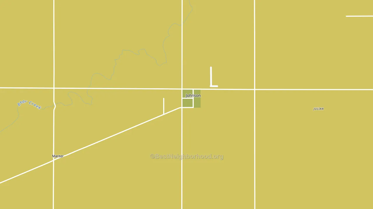 Stanton County, KS block-group voter-turnout map