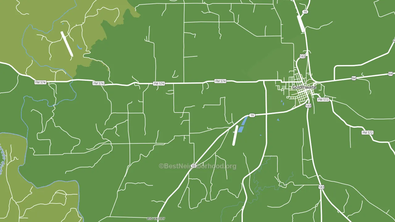 Star, TX block-group voter-turnout map