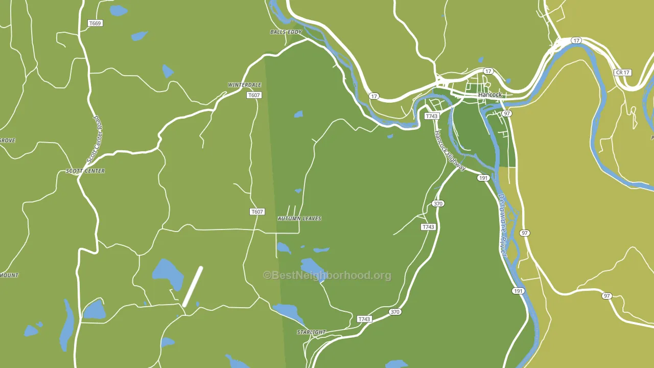 Starlight, PA block-group voter-turnout map