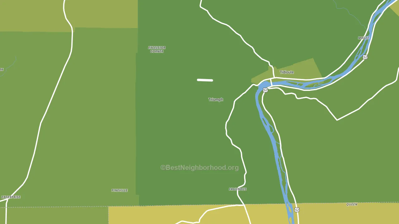 Starr, PA block-group voter-turnout map