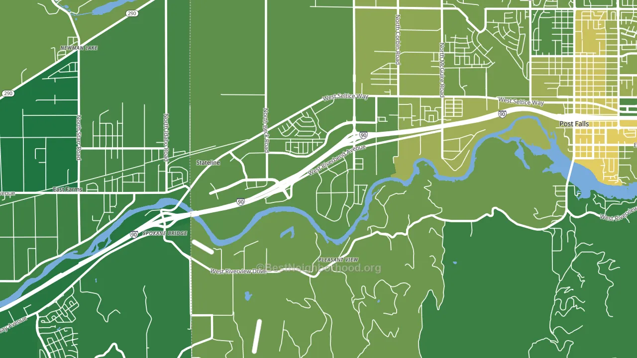 State Line, ID block-group voter-turnout map