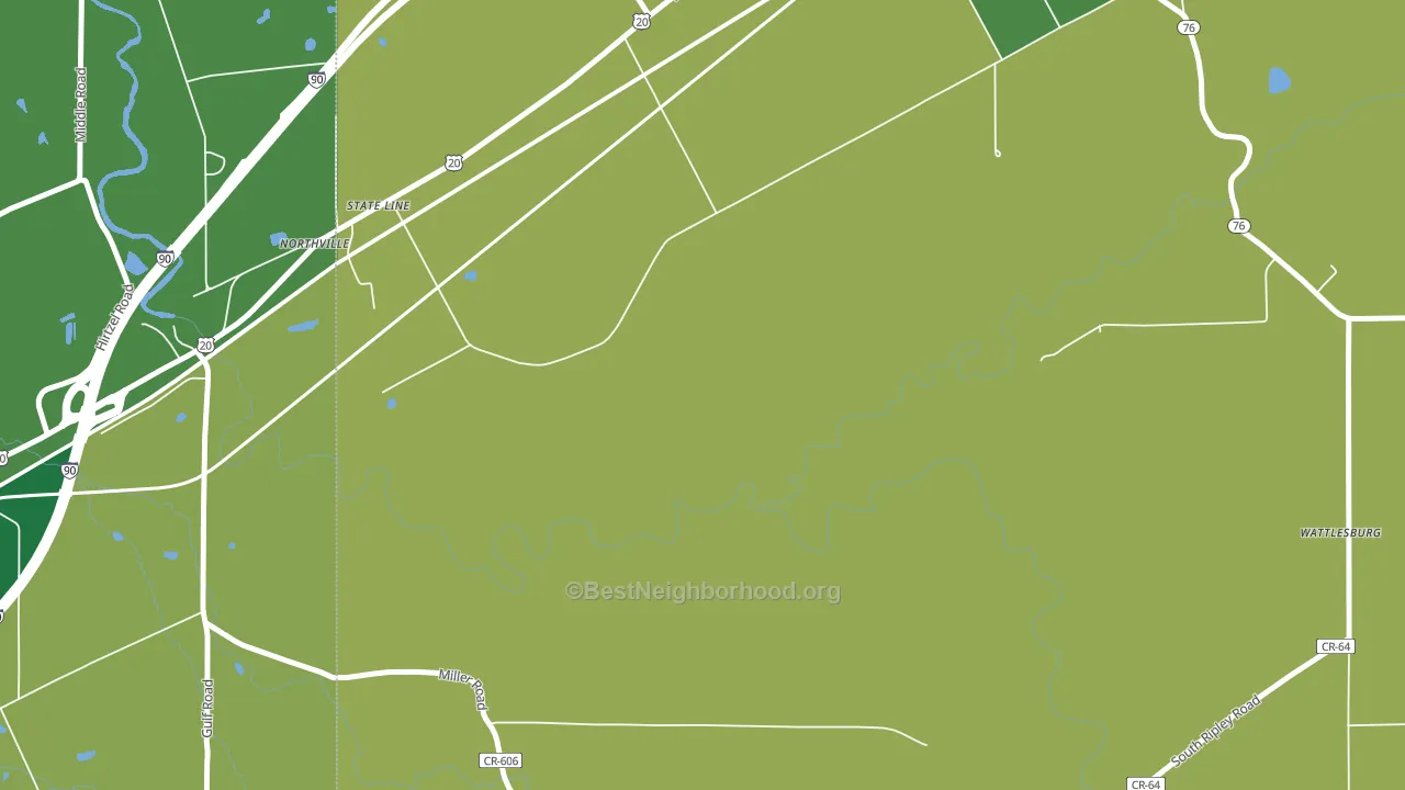 State Line, NY block-group voter-turnout map