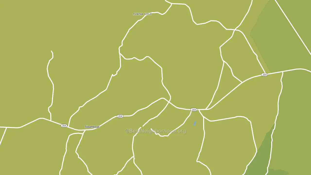 Steamboat Canyon, AZ block-group voter-turnout map