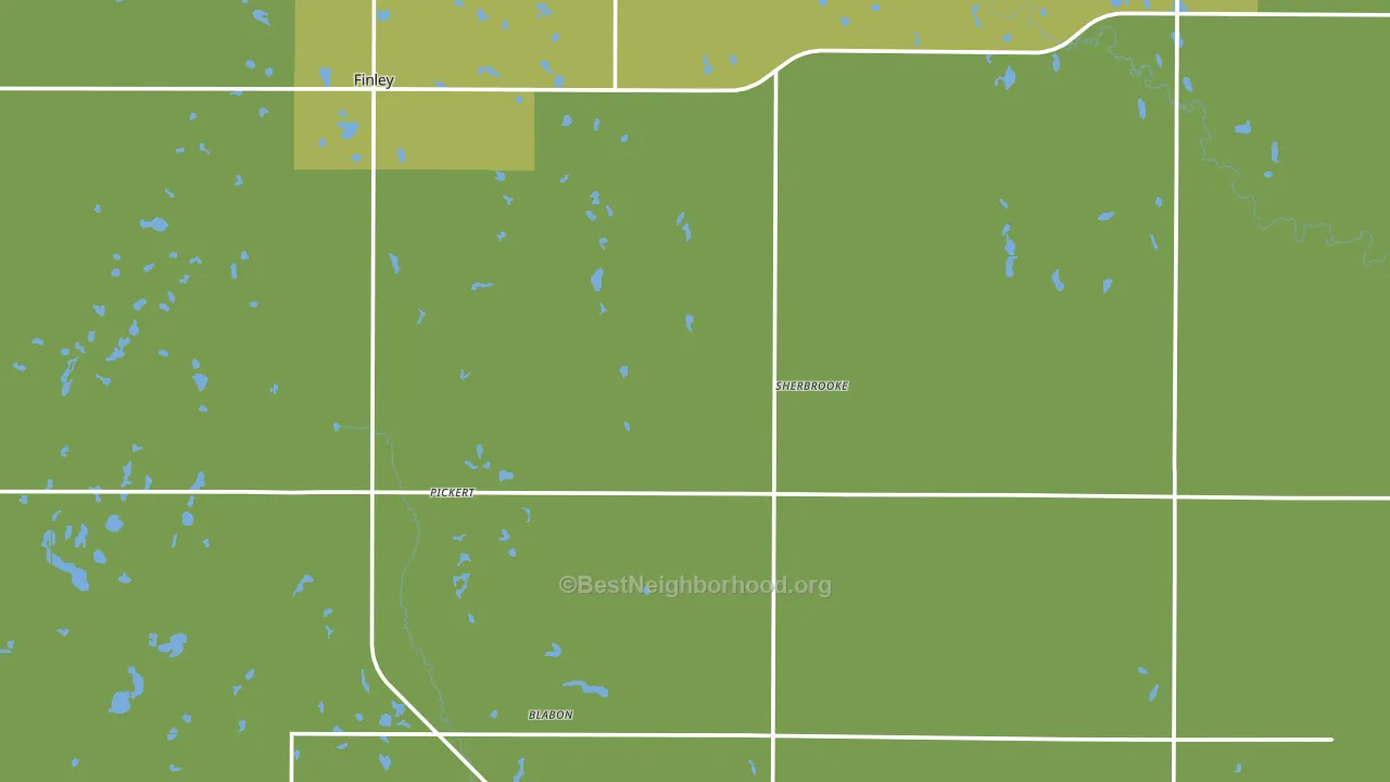 Steele County, ND block-group voter-turnout map