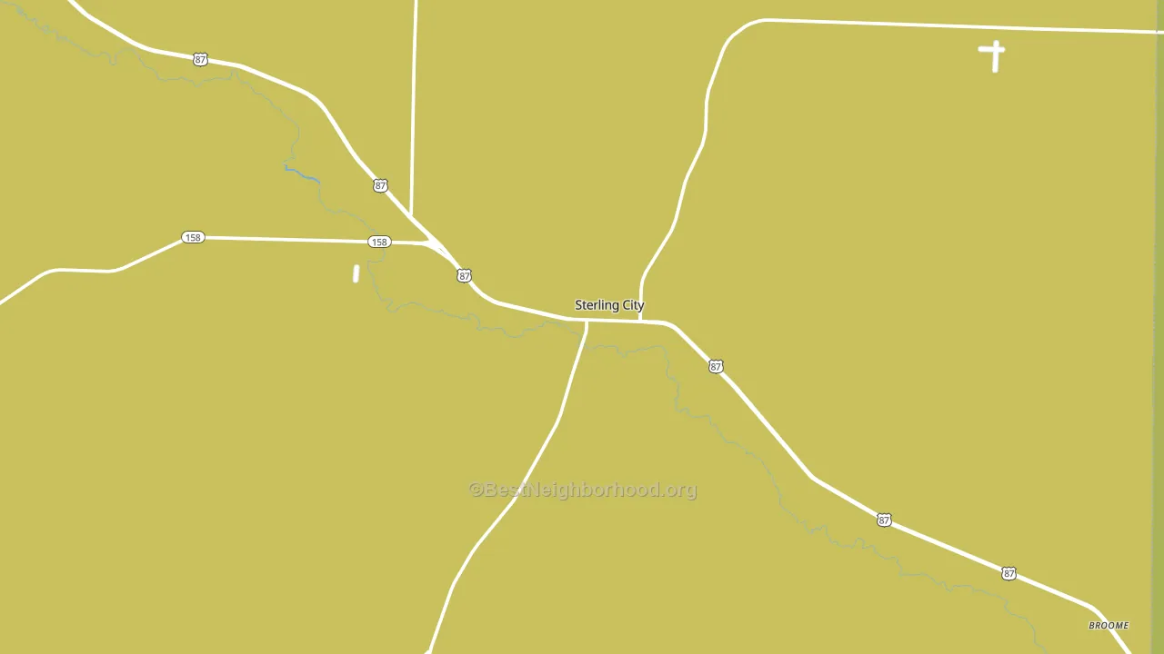 Sterling County, TX block-group voter-turnout map