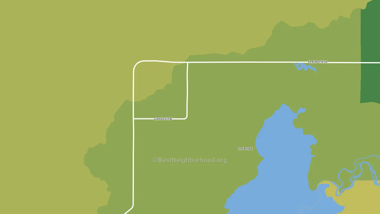 Sterling, ID block-group voter-turnout map