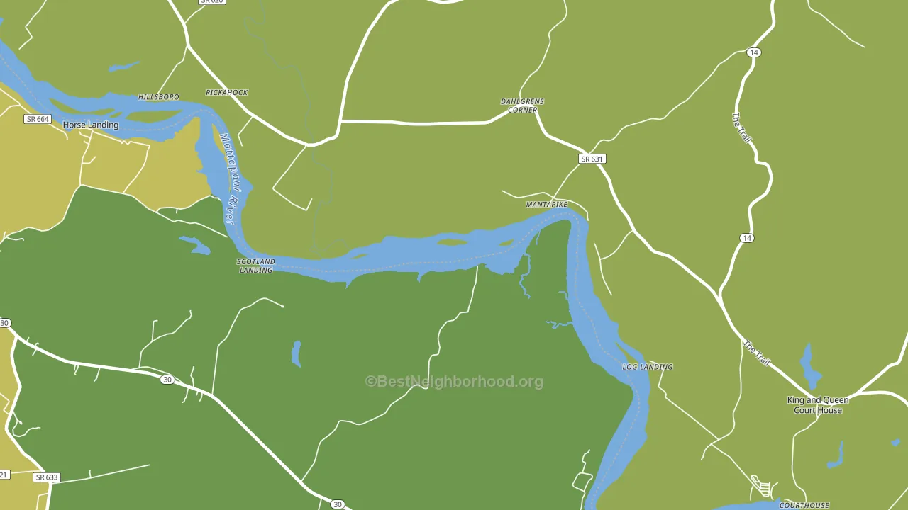 Stevensville, VA block-group voter-turnout map