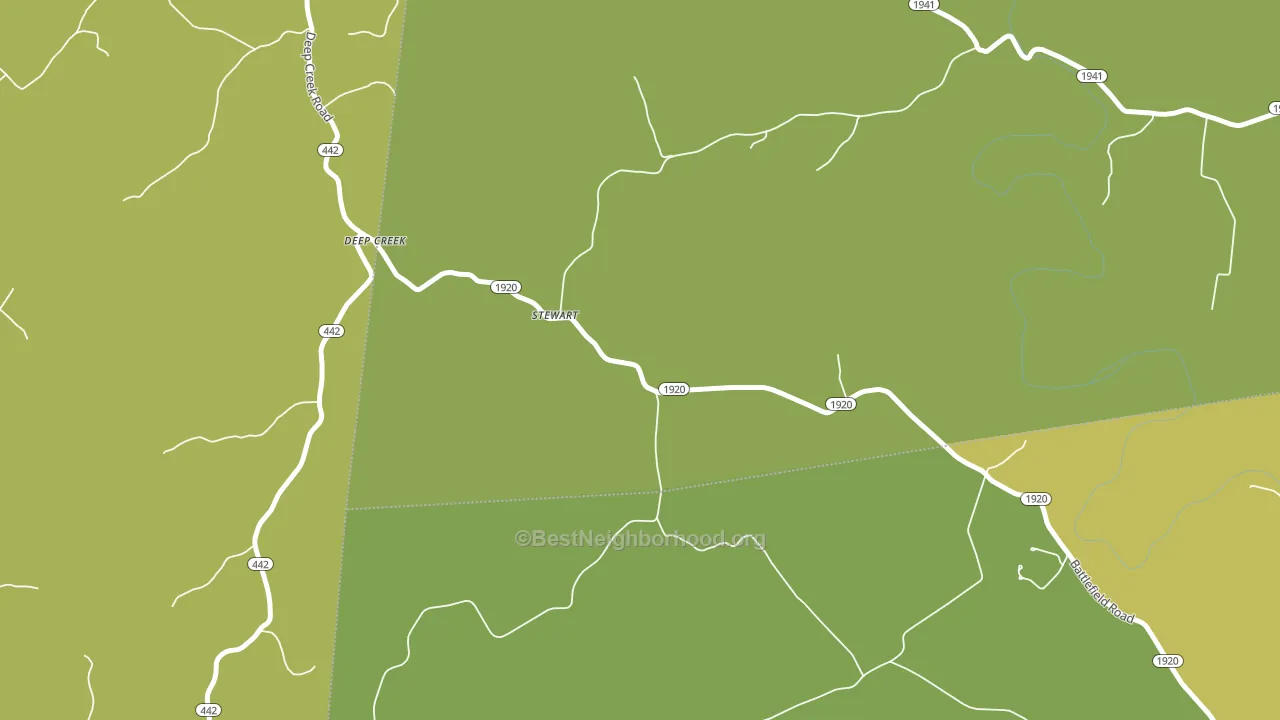 Stewart, KY block-group voter-turnout map