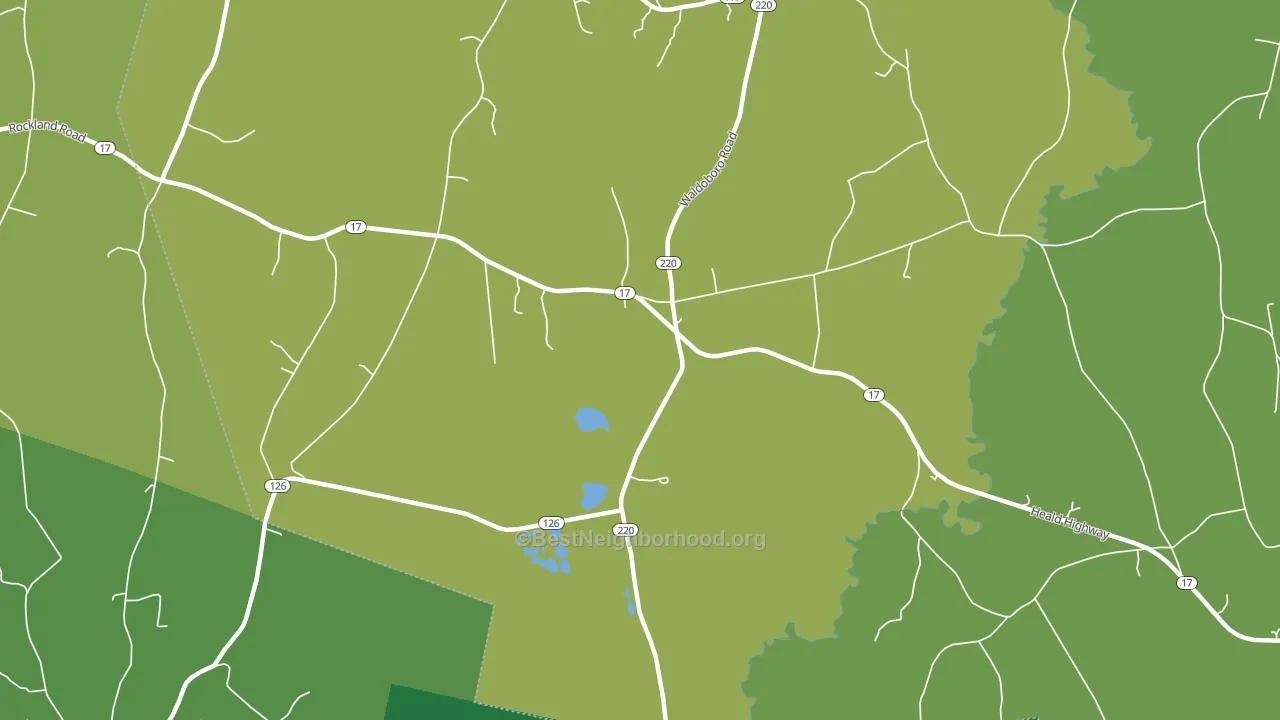 Stickney Corner, ME block-group voter-turnout map