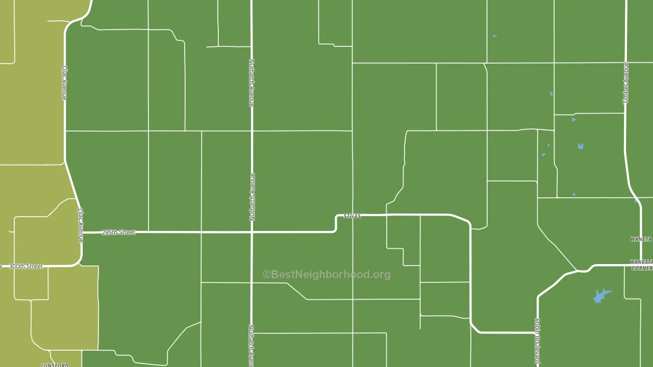 Stiles, IA block-group voter-turnout map