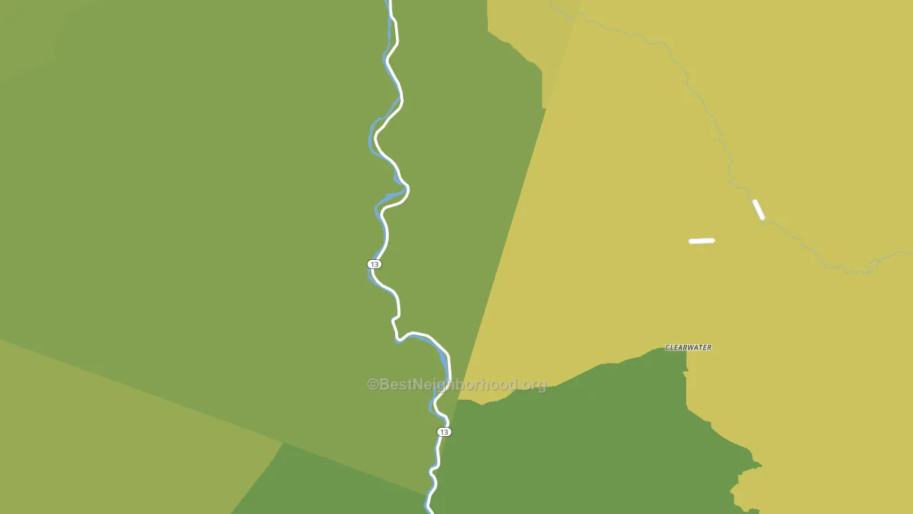 Stites, ID block-group voter-turnout map