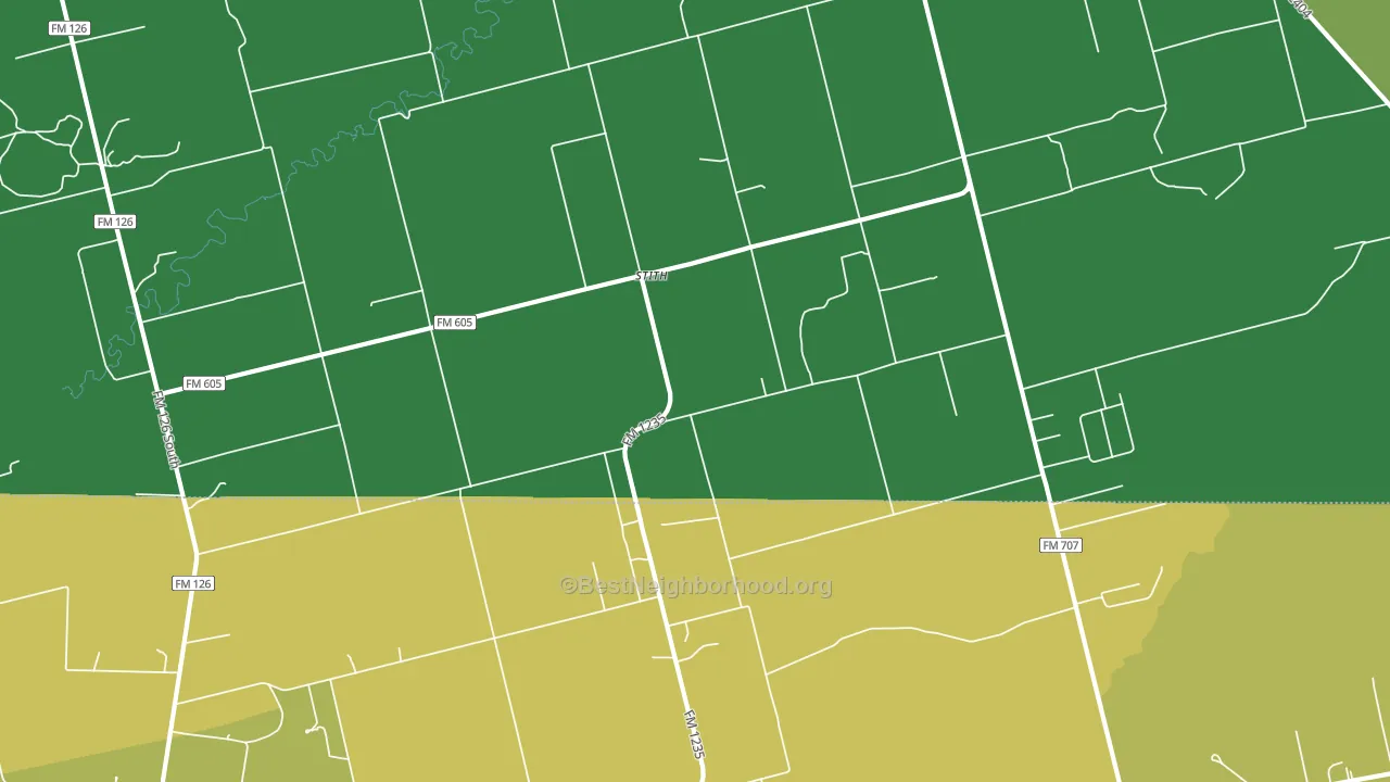Stith, TX block-group voter-turnout map