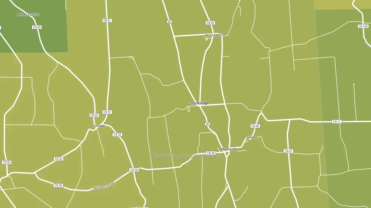 Stockbridge, NY block-group voter-turnout map